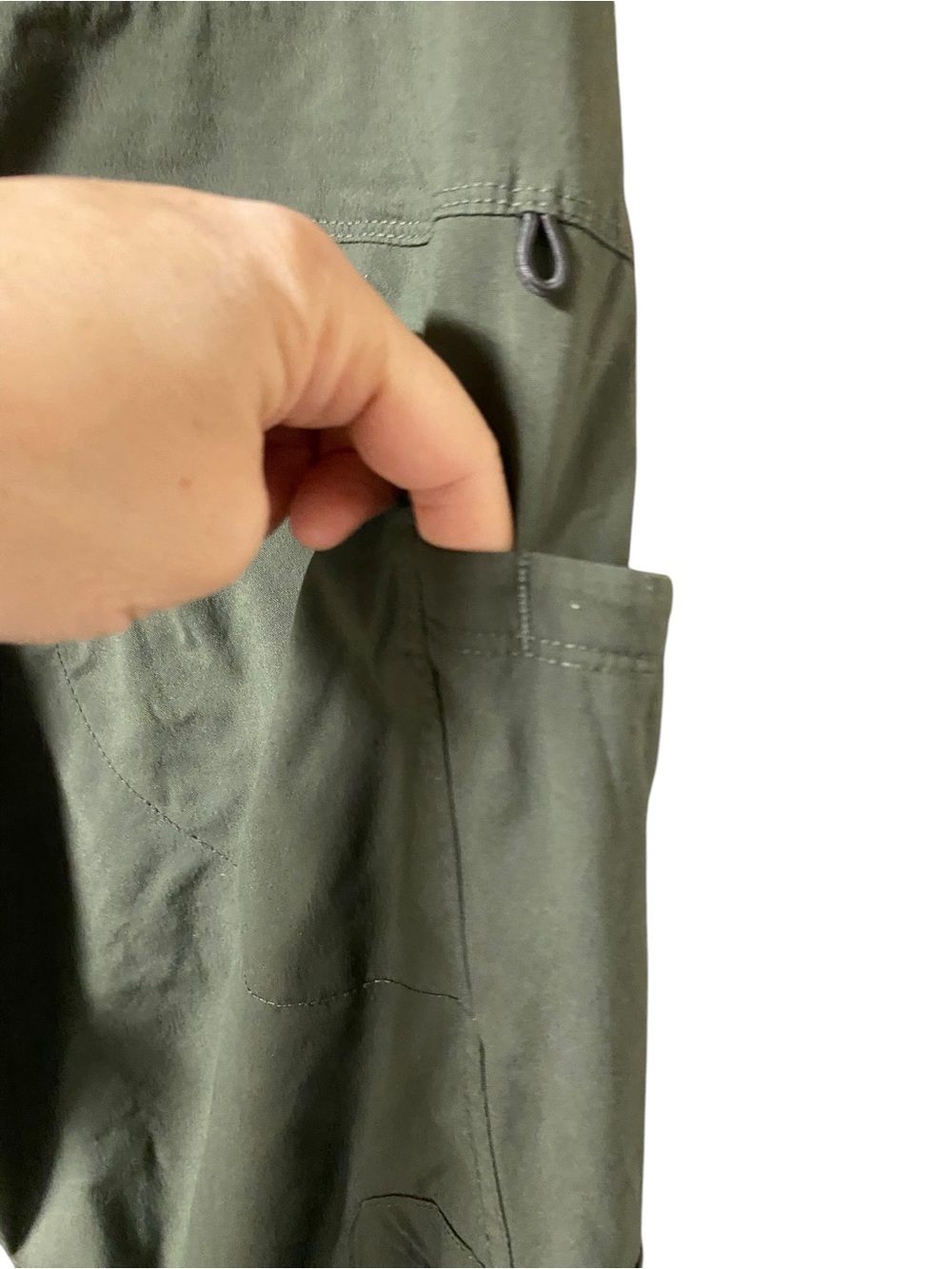 Prana Kanab Ripstop hiking climbing army green pants camping outdoors active - Picture 14 of 15